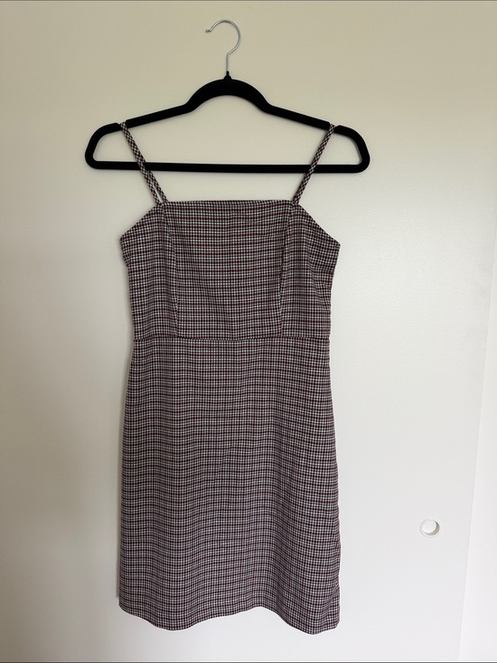 twik Dresses & Skirts - Spaghetti Strap Checkered Mini Dress